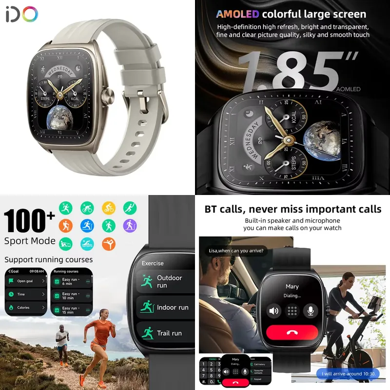 Watch Smartwatch - 2025 패션 남성 스마트워치 제조업체 1.85인치
