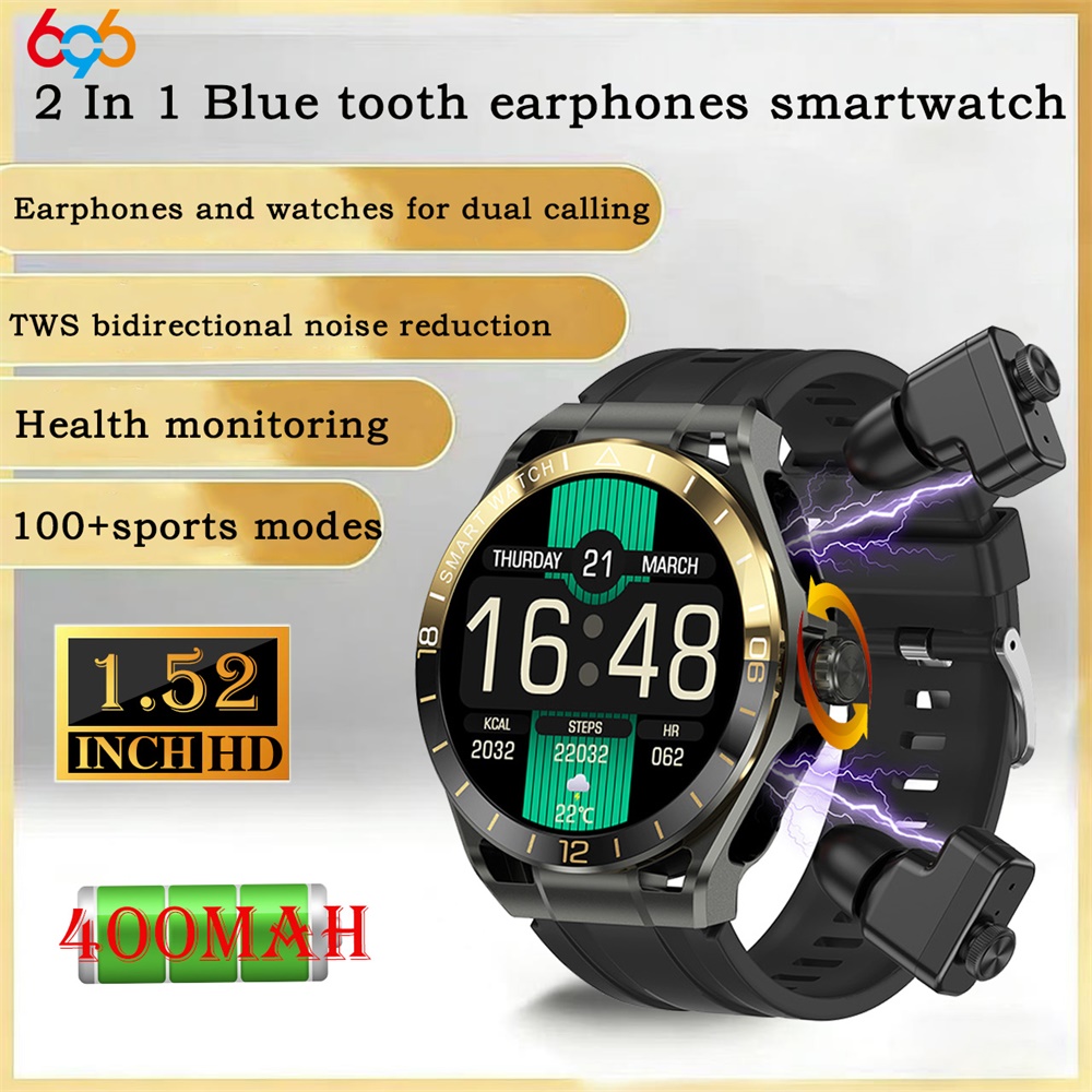 Smartwatch Noise Watches - 1.52인치 스마트워치 2 in 1 블루투스