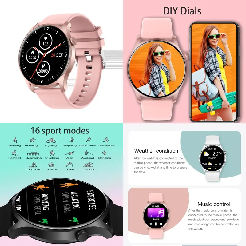 Watch Smartwatch - SENBONO MAX8 남성용 스마트 시계 여성용