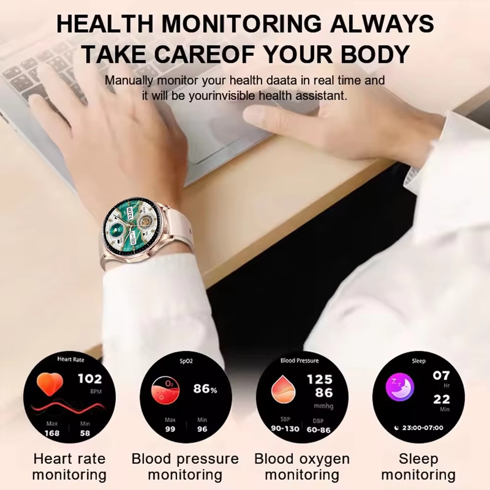 DAORKOW 스마트 워치 T98 블루투스 통화 무선  - Smartwatch Noise Watches 리뷰 및 가격