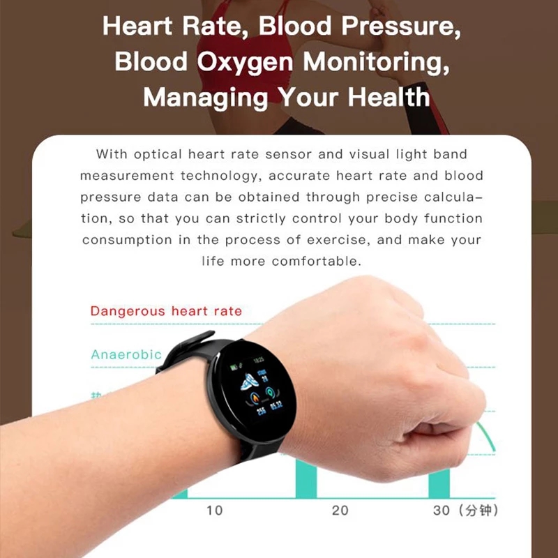 어린이 스마트 디지털 손목 시계 혈압 방수 Smartw - Smartwatch Watches For Women 리뷰 및 가격