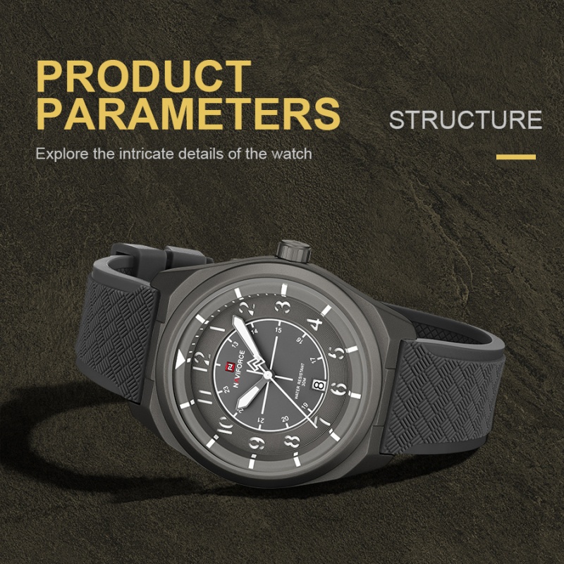 네비포스 남성용 쿼츠 캘린더 시계 3ATM 방수 실리콘 - Smartwatch Sports Watches For Men 리뷰 및 가격