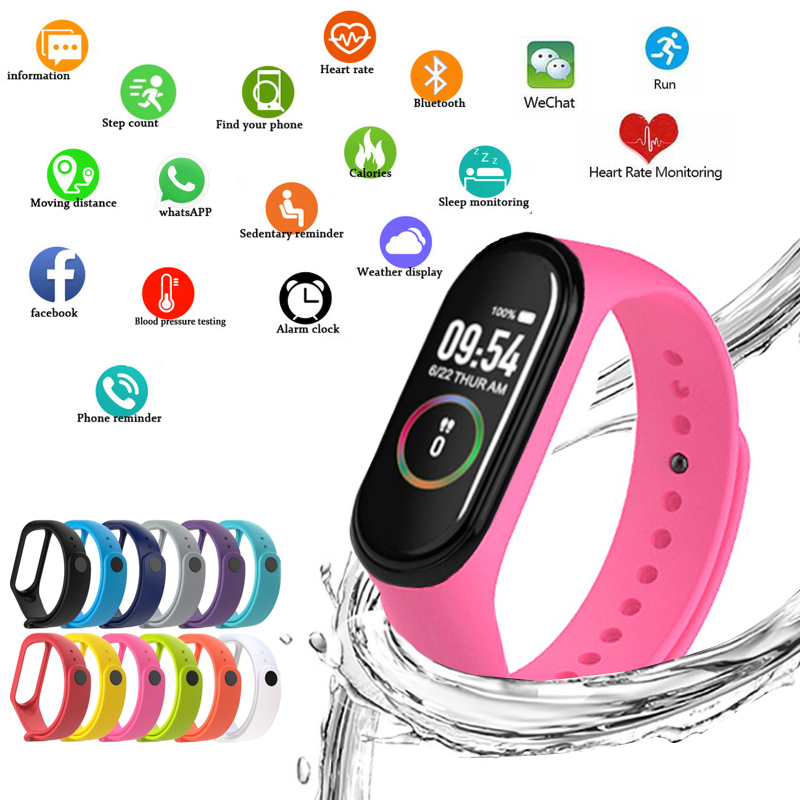 M4 스마트 시계 여성을위한 스포츠 팔찌 LED 스크린 - Smartwatch Watches Brands For Women 리뷰 및 가격
