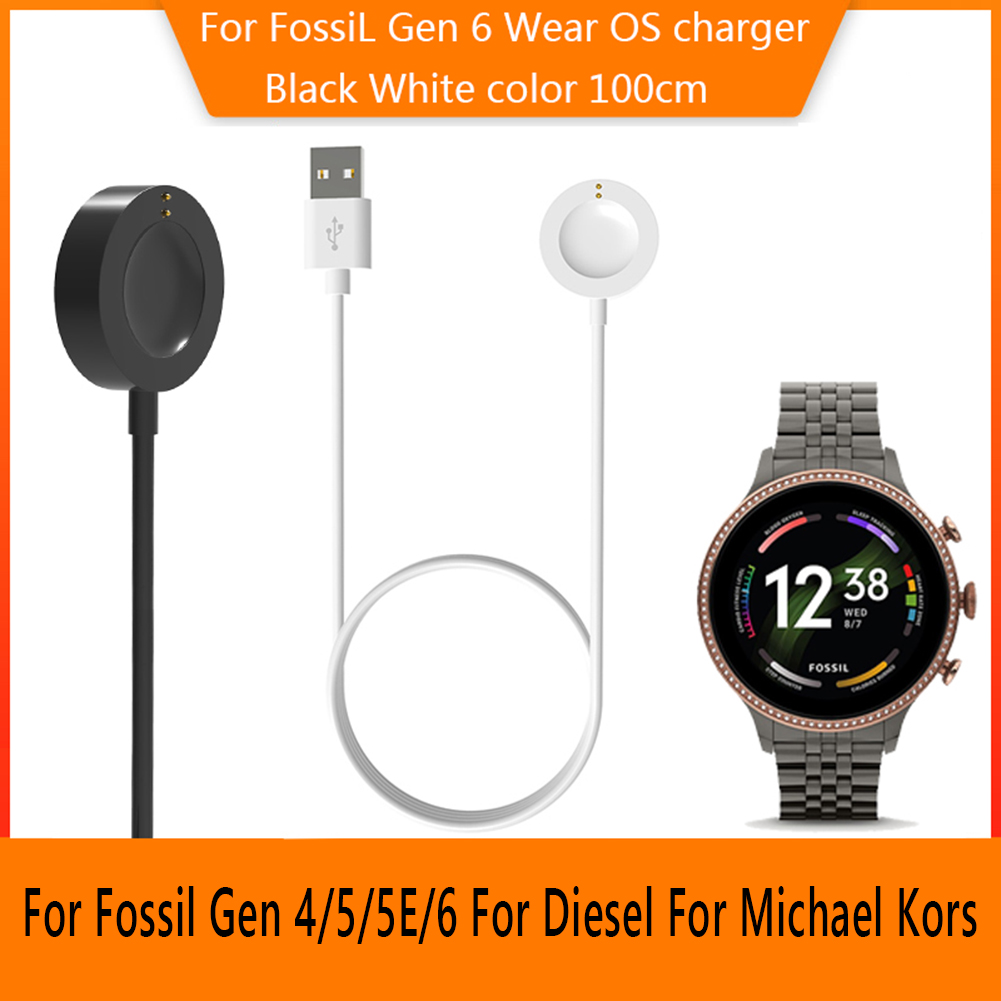 스마트 워치용 자석 충전 케이블, 전원 공급 케이블,  - Fossil Watches Smartwatch Gen 6 리뷰 및 가격