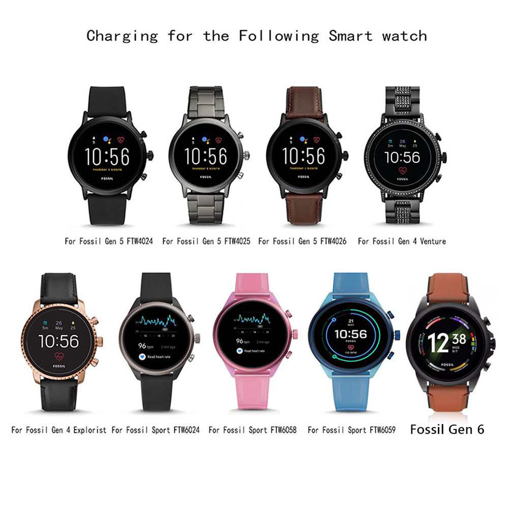 스마트 워치용 자석 충전 케이블, 전원 공급 케이블,  - Fossil Watches Smartwatch Gen 6 리뷰 및 가격