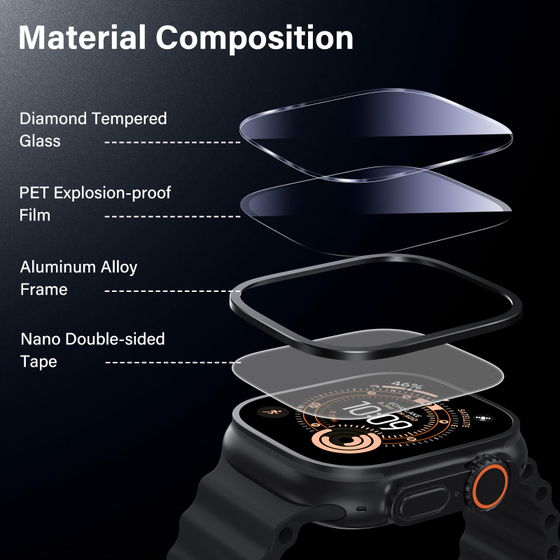 애플 워치 울트라 4 49mm용 알루미늄 합금 케이스  - Smartwatch Watches For Women 리뷰 및 가격