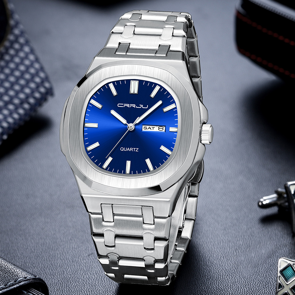 CRRJU 5039 최고급 브랜드 남성용 쿼츠 시계 고 - Smartwatch Branded Watches For Men 리뷰 및 가격