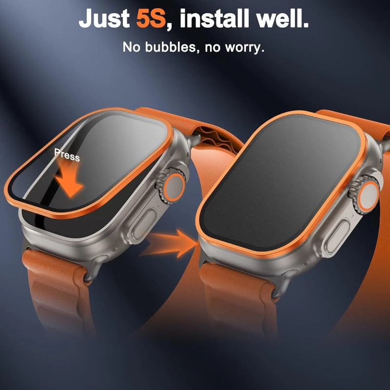 애플워치 울트라 49mm용 강화유리 티타늄 메탈 프레임 - Smartwatch Watches For Women 리뷰 및 가격
